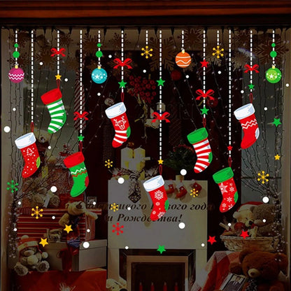 MerryView Christmas Window Stickers – Festive Wall Decals for Home & Kids’ Room 2025–2026 E-SHOP ELEGANTE
