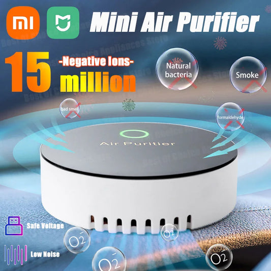 Xiaomi PureDrive Ion Air Purifier – 15M Negative Ion USB Car & Home Cleaner E-SHOP ELEGANTE