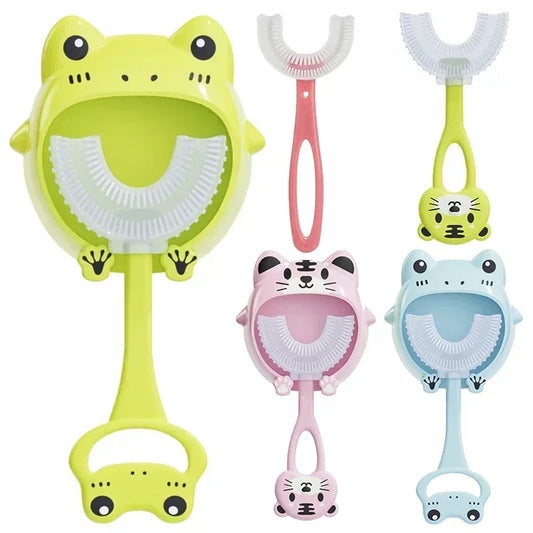 KidSmile 360° U-Shaped Silicone Toothbrush E-SHOP ELEGANTE