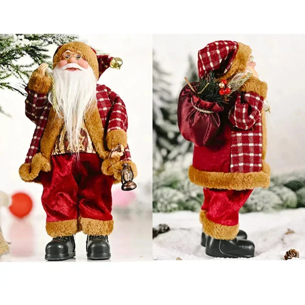 MerryPlush Santa Claus Doll – 30cm Xmas Decoration for Home, Party & New Year Gift E-SHOP ELEGANTE