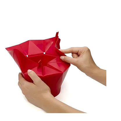 PopEase Foldable Silicone Popcorn Bowl – Microwaveable DIY Snack Maker E-SHOP ELEGANTE