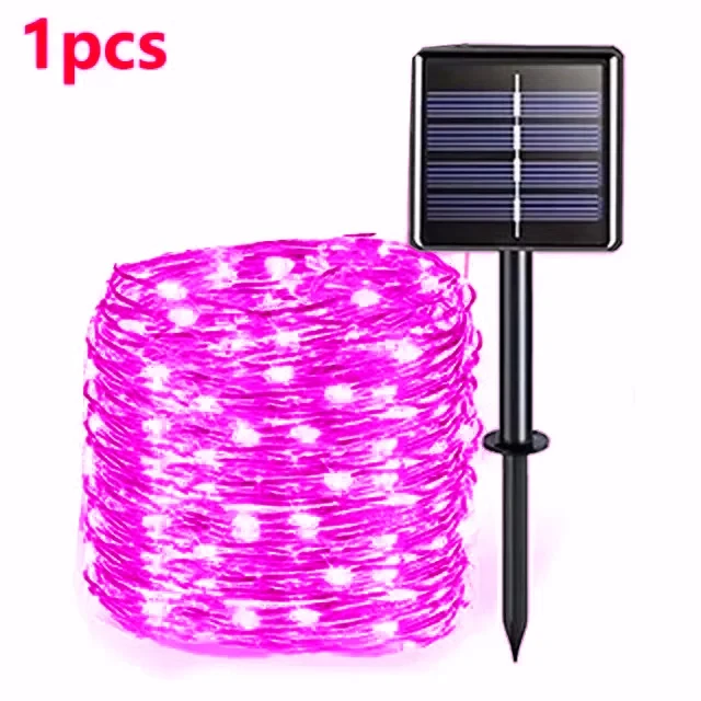 2M 400 LED Solar Fairy Lights – Outdoor Waterproof Festoon String for Garden, Christmas & Party Decoration E-SHOP ELEGANTE