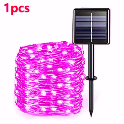 2M 400 LED Solar Fairy Lights – Outdoor Waterproof Festoon String for Garden, Christmas & Party Decoration E-SHOP ELEGANTE