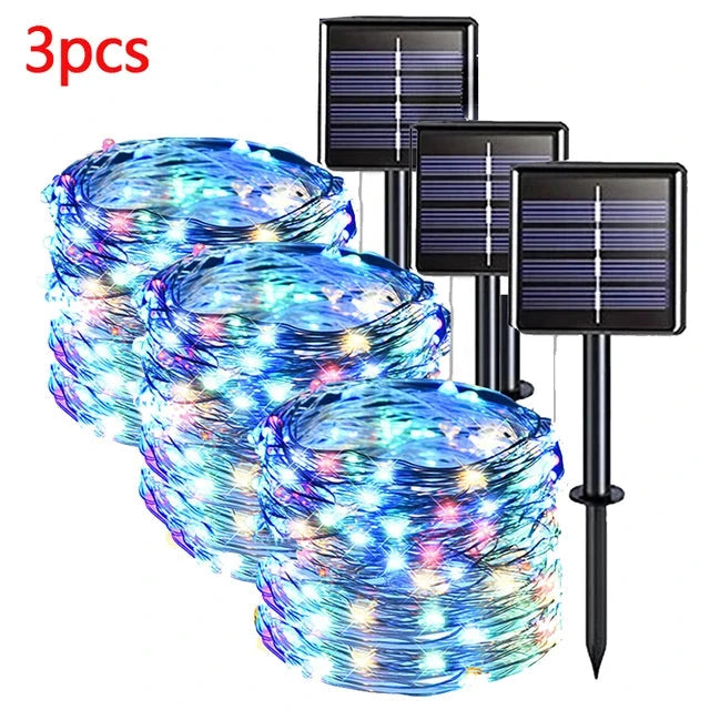 2M 400 LED Solar Fairy Lights – Outdoor Waterproof Festoon String for Garden, Christmas & Party Decoration E-SHOP ELEGANTE