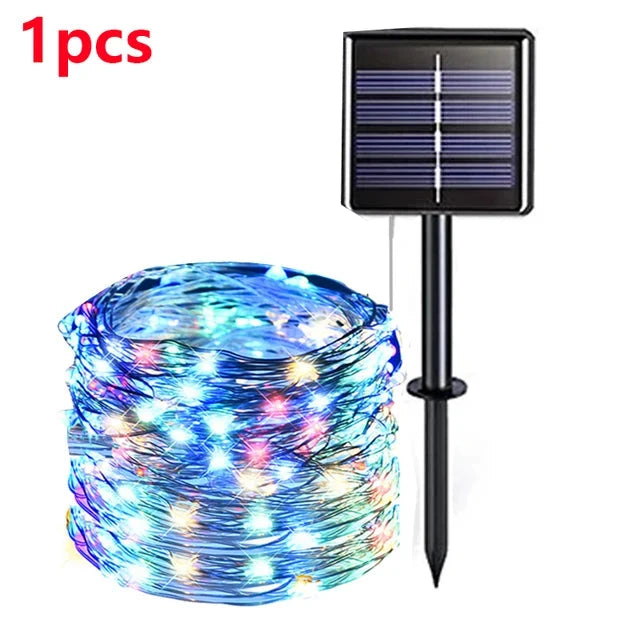 2M 400 LED Solar Fairy Lights – Outdoor Waterproof Festoon String for Garden, Christmas & Party Decoration E-SHOP ELEGANTE