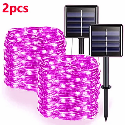 2M 400 LED Solar Fairy Lights – Outdoor Waterproof Festoon String for Garden, Christmas & Party Decoration E-SHOP ELEGANTE