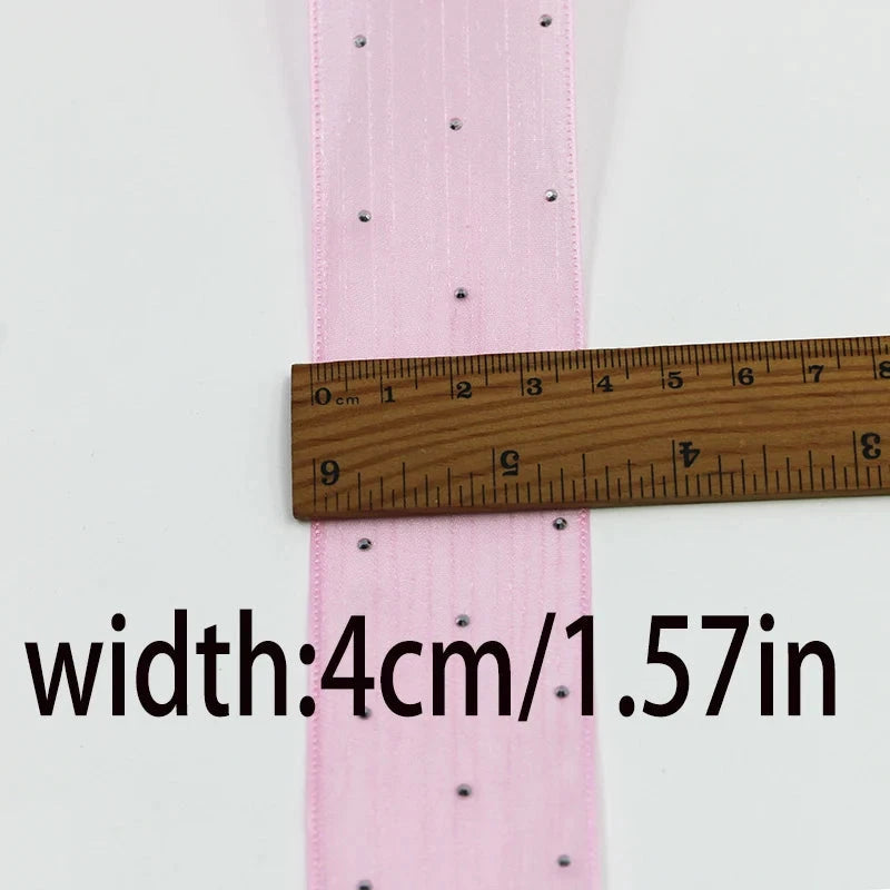 Diamond Mesh Organza Ribbon – 5M Pleated Bubble Tape for Crafts, Clothing & Gift Packaging E-SHOP ELEGANTE