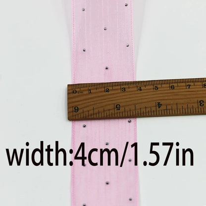 Diamond Mesh Organza Ribbon – 5M Pleated Bubble Tape for Crafts, Clothing & Gift Packaging E-SHOP ELEGANTE