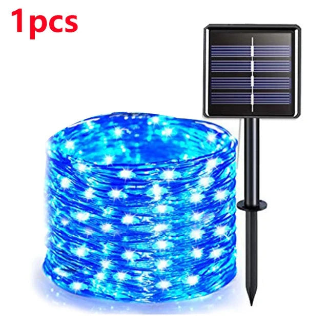 2M 400 LED Solar Fairy Lights – Outdoor Waterproof Festoon String for Garden, Christmas & Party Decoration E-SHOP ELEGANTE