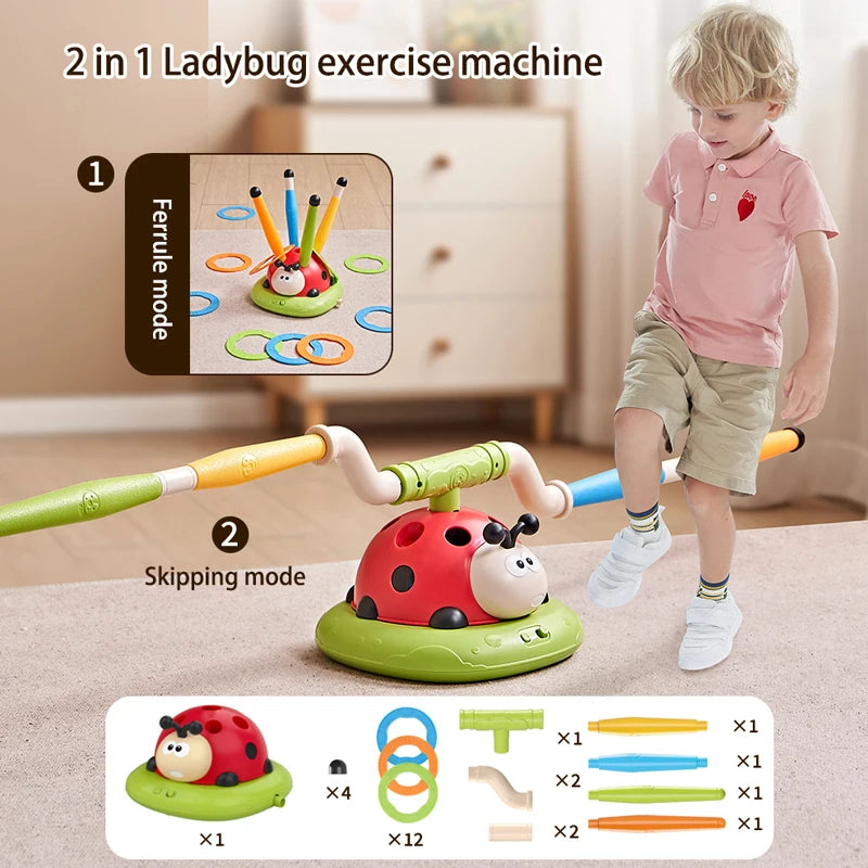 Ladybug Spin-Jump Educational Sports Machine E-SHOP ELEGANTE