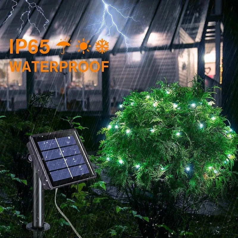 2M 400 LED Solar Fairy Lights – Outdoor Waterproof Festoon String for Garden, Christmas & Party Decoration E-SHOP ELEGANTE