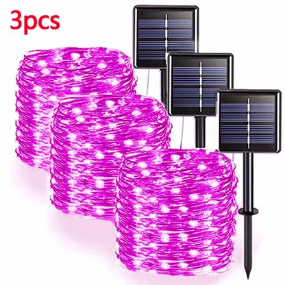 2M 400 LED Solar Fairy Lights – Outdoor Waterproof Festoon String for Garden, Christmas & Party Decoration E-SHOP ELEGANTE