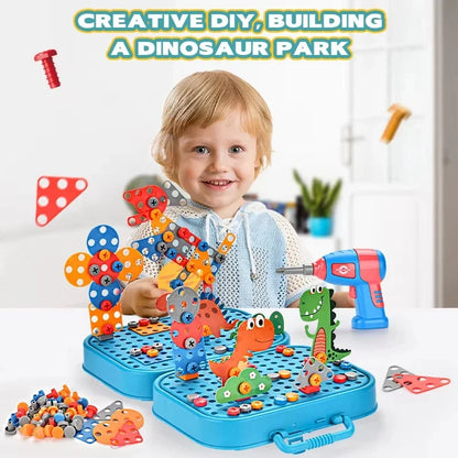 BuildMaster Kids Drill Set – 3D Puzzle Tool Kit & Pretend Repair Play E-SHOP ELEGANTE