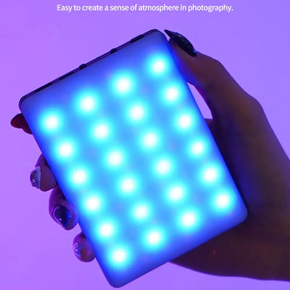 Mini RGB LED Fill Light Clip – Compact Lighting for Vlogs, Selfies & Videos E-SHOP ELEGANTE