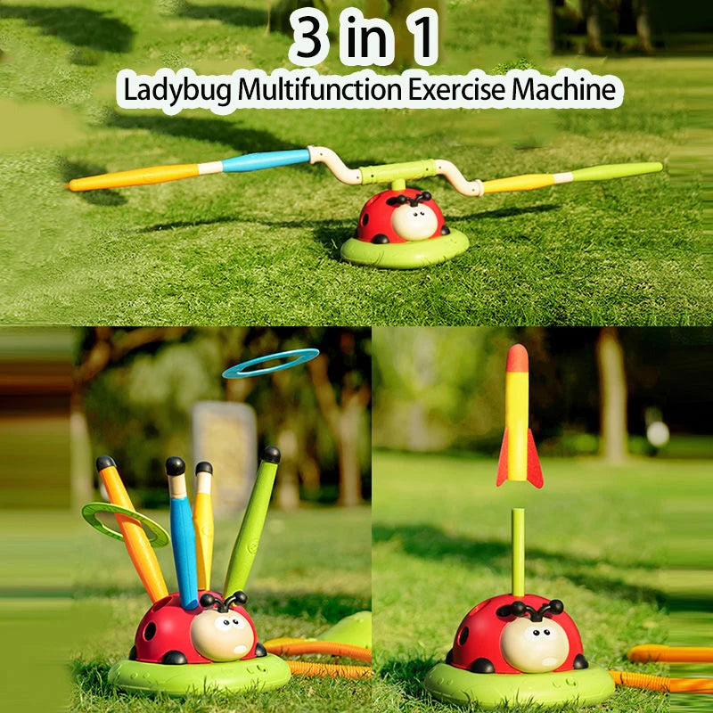 Ladybug Spin-Jump Educational Sports Machine E-SHOP ELEGANTE
