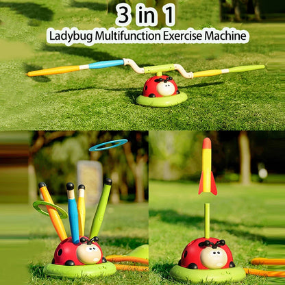 Ladybug Spin-Jump Educational Sports Machine E-SHOP ELEGANTE