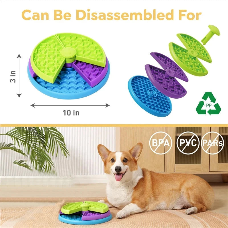 PawSmart Slow Feeder Dog Bowl – Interactive Puzzle & Treat Dispenser for Mental Stimulation E-SHOP ELEGANTE