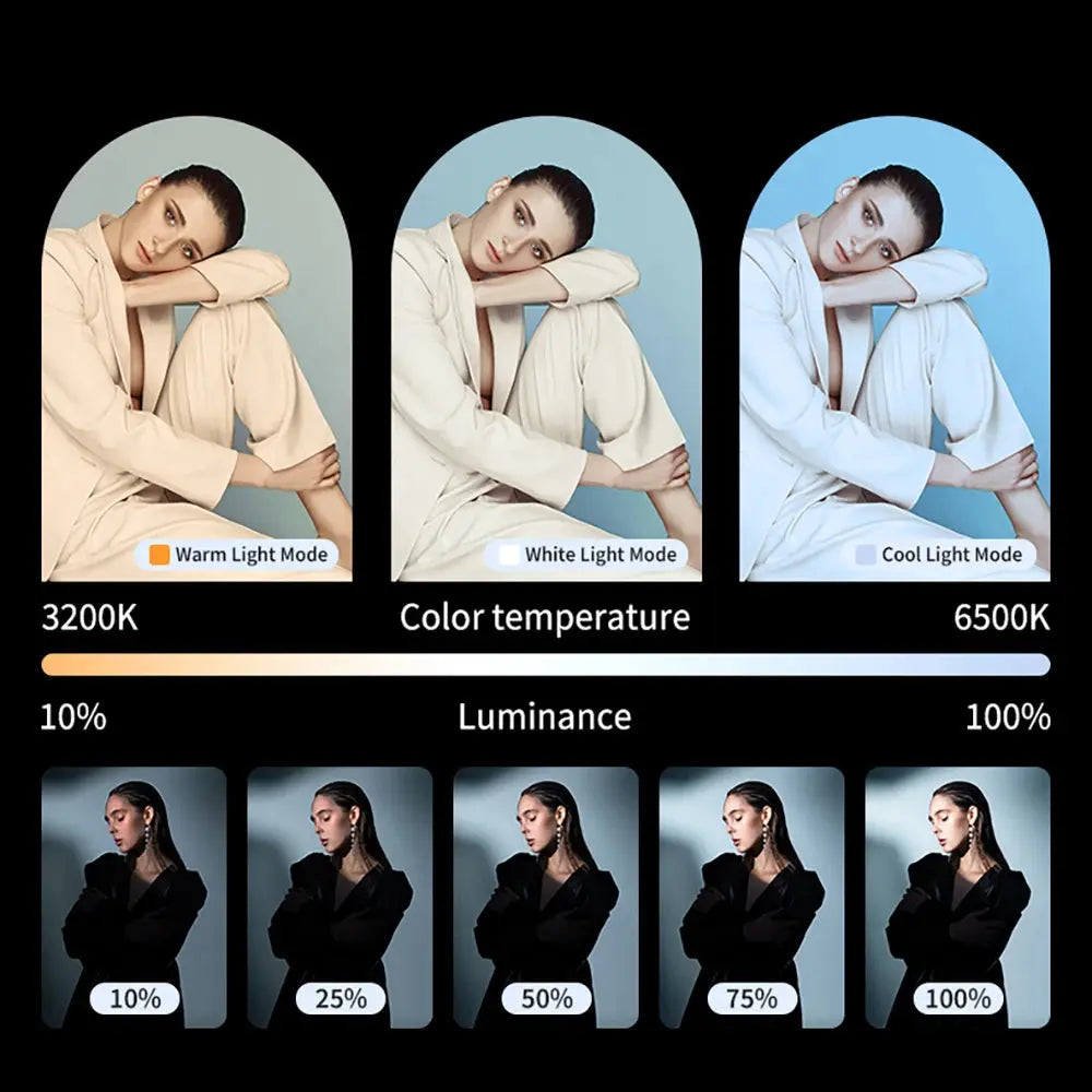 Mini RGB LED Fill Light Clip – Compact Lighting for Vlogs, Selfies & Videos E-SHOP ELEGANTE