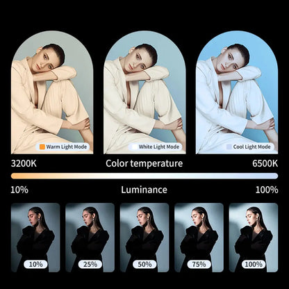 Mini RGB LED Fill Light Clip – Compact Lighting for Vlogs, Selfies & Videos E-SHOP ELEGANTE