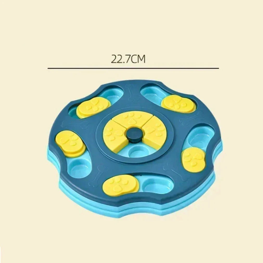 PawGenius IQ Feeder Bowl – Anti-Slip Slow Eating Toy for Smart Pets E-SHOP ELEGANTE