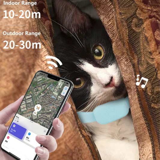 SafePaws iOS GPS Locator Collar – Waterproof Anti-Lost Tracker for Cats & Dogs with Real-Time Monitoring E-SHOP ELEGANTE