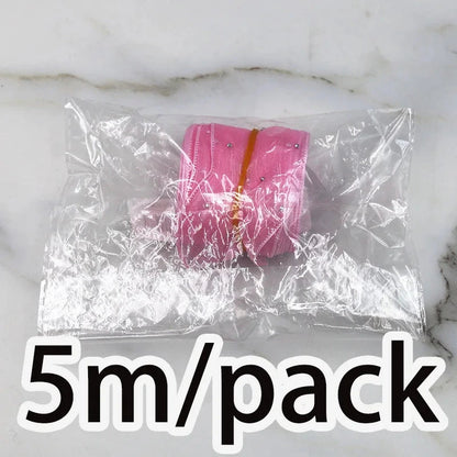 Diamond Mesh Organza Ribbon – 5M Pleated Bubble Tape for Crafts, Clothing & Gift Packaging E-SHOP ELEGANTE