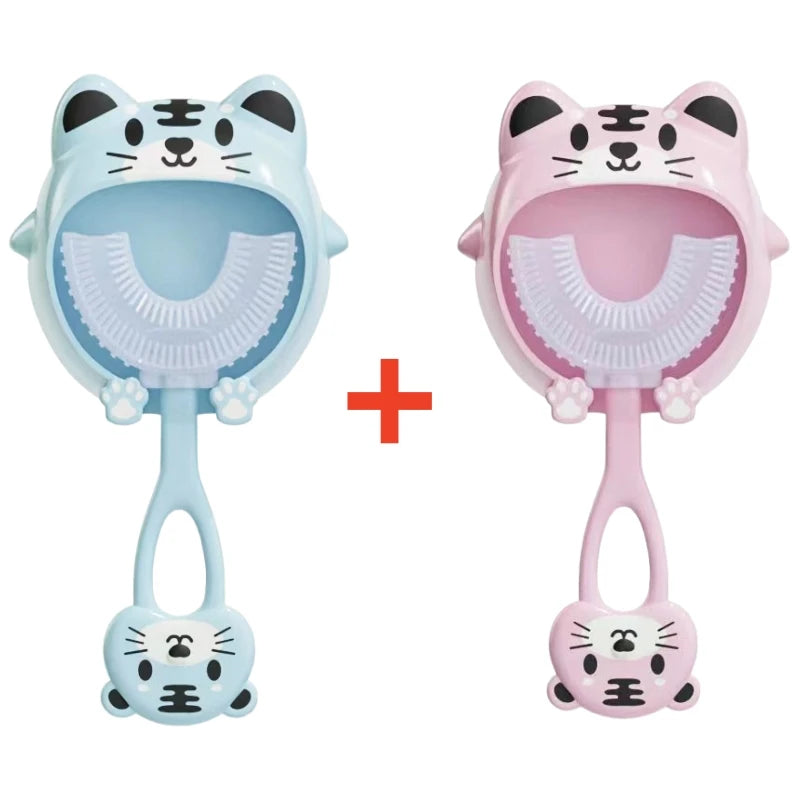 KidSmile 360° U-Shaped Silicone Toothbrush E-SHOP ELEGANTE