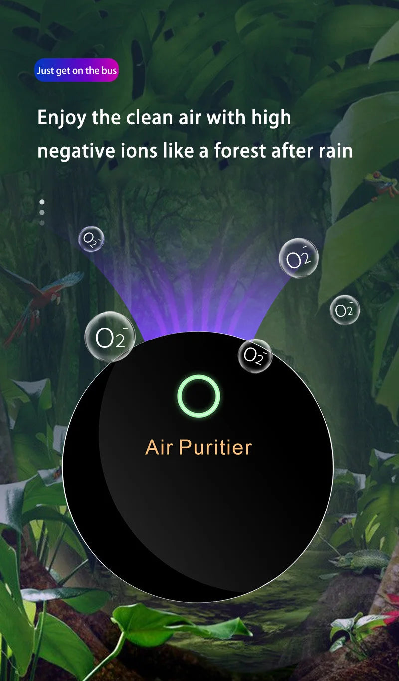 Xiaomi PureDrive Ion Air Purifier – 15M Negative Ion USB Car & Home Cleaner E-SHOP ELEGANTE