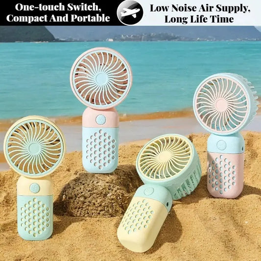 2025 New Handheld Charging Fan – Mini USB Pocket Breeze E-SHOP ELEGANTE