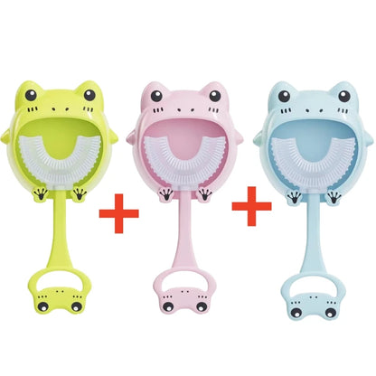 KidSmile 360° U-Shaped Silicone Toothbrush E-SHOP ELEGANTE