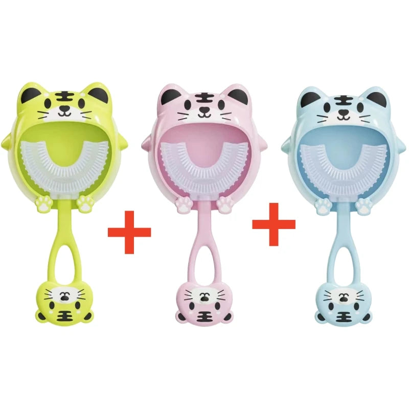 KidSmile 360° U-Shaped Silicone Toothbrush E-SHOP ELEGANTE