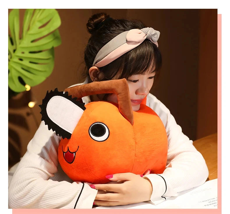 Cute Pochita Anime Plush Toy – 10–40CM Soft Doll for Kids, Xmas & Birthday Gifts E-SHOP ELEGANTE