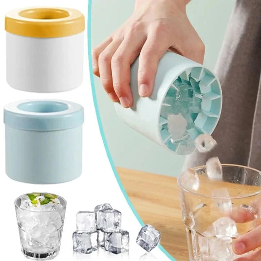 Round Silicone Ice Cube Mold – Compact, Creative & Refreshing E-SHOP ELEGANTE
