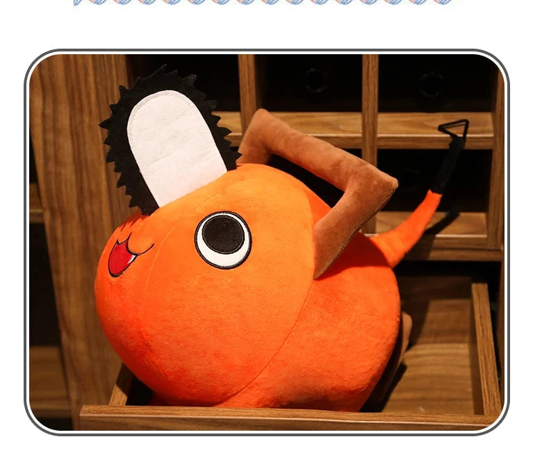 Cute Pochita Anime Plush Toy – 10–40CM Soft Doll for Kids, Xmas & Birthday Gifts E-SHOP ELEGANTE