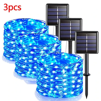 2M 400 LED Solar Fairy Lights – Outdoor Waterproof Festoon String for Garden, Christmas & Party Decoration E-SHOP ELEGANTE