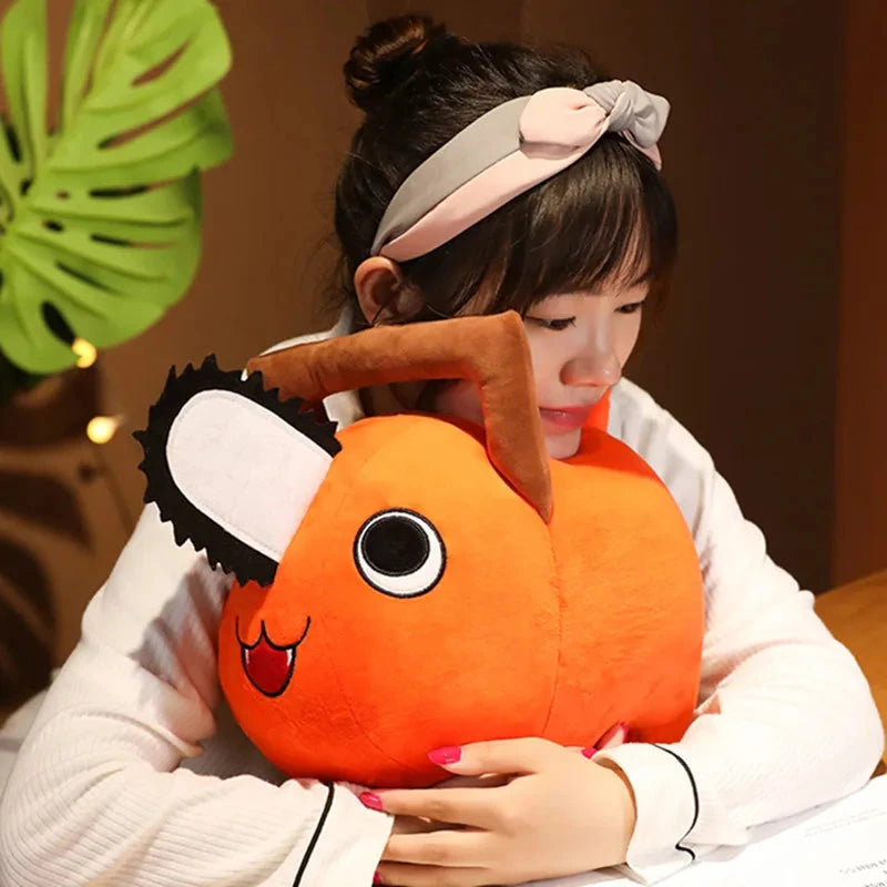 Cute Pochita Anime Plush Toy – 10–40CM Soft Doll for Kids, Xmas & Birthday Gifts E-SHOP ELEGANTE