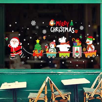 MerryView Christmas Window Stickers – Festive Wall Decals for Home & Kids’ Room 2025–2026 E-SHOP ELEGANTE