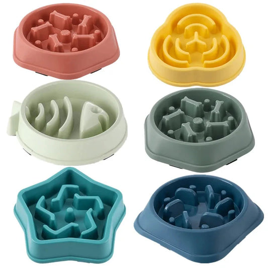 PawBalance Slow Feeder Bowl – Anti-Choke Non-Slip Pet Bowl for Healthy Eating E-SHOP ELEGANTE