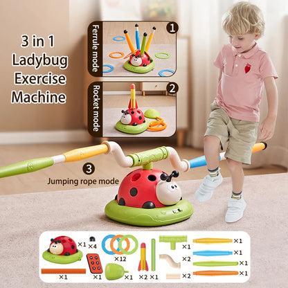 Ladybug Spin-Jump Educational Sports Machine E-SHOP ELEGANTE