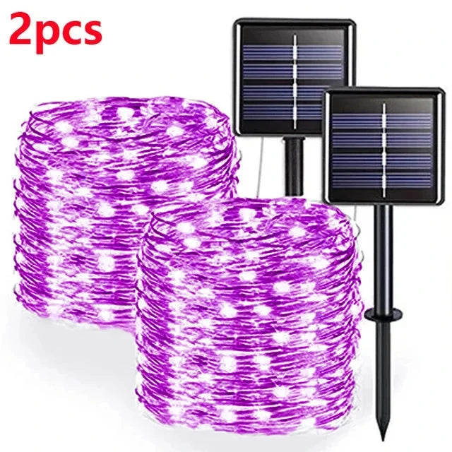 2M 400 LED Solar Fairy Lights – Outdoor Waterproof Festoon String for Garden, Christmas & Party Decoration E-SHOP ELEGANTE