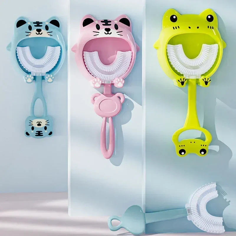 KidSmile 360° U-Shaped Silicone Toothbrush E-SHOP ELEGANTE