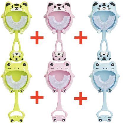 KidSmile 360° U-Shaped Silicone Toothbrush E-SHOP ELEGANTE