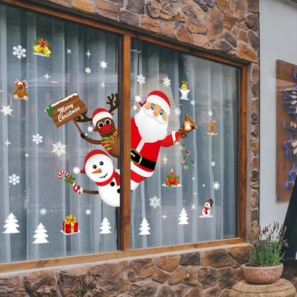 MerryView Christmas Window Stickers – Festive Wall Decals for Home & Kids’ Room 2025–2026 E-SHOP ELEGANTE