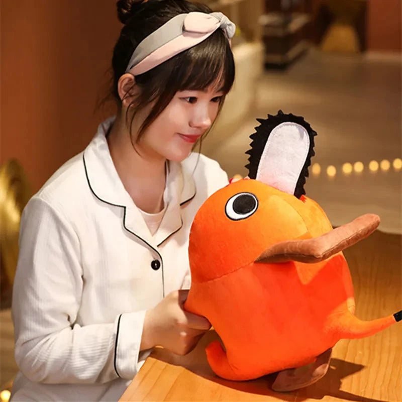 Cute Pochita Anime Plush Toy – 10–40CM Soft Doll for Kids, Xmas & Birthday Gifts E-SHOP ELEGANTE