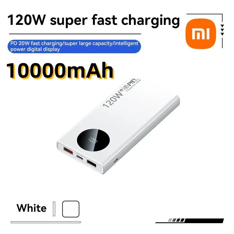 Xiaomi 120W 50000mAh High Capacity Power Bank – Super Fast Charging for All Devices E-SHOP ELEGANTE