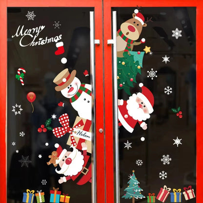 MerryView Christmas Window Stickers – Festive Wall Decals for Home & Kids’ Room 2025–2026 E-SHOP ELEGANTE