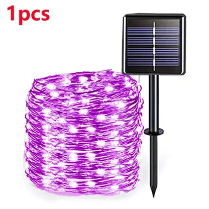 2M 400 LED Solar Fairy Lights – Outdoor Waterproof Festoon String for Garden, Christmas & Party Decoration E-SHOP ELEGANTE