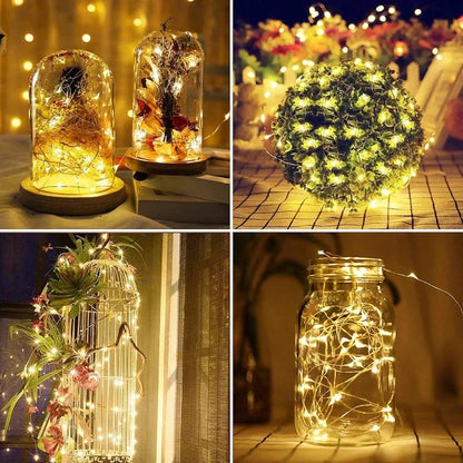 2M 400 LED Solar Fairy Lights – Outdoor Waterproof Festoon String for Garden, Christmas & Party Decoration E-SHOP ELEGANTE