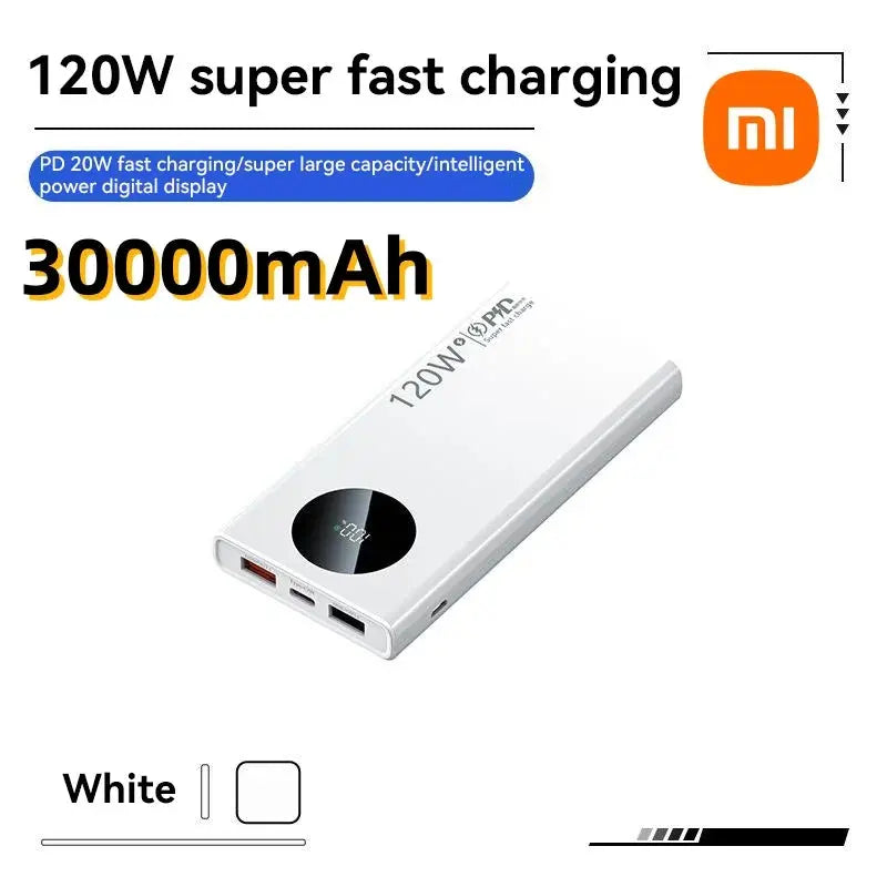 Xiaomi 120W 50000mAh High Capacity Power Bank – Super Fast Charging for All Devices E-SHOP ELEGANTE
