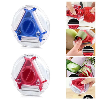 3-in-1 Magic Trio Peeler Set with Julienne and Zester Blades E-SHOP ELEGANTE